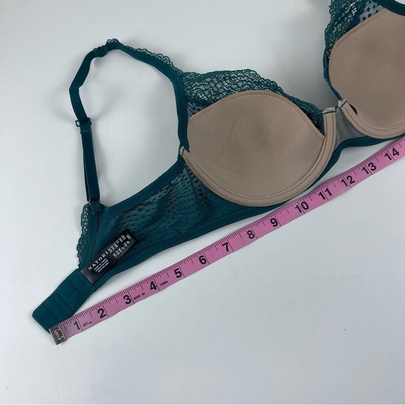 NEW Natori Bra Womens 32C Green Adjustable Straps Lace Underwire NWOT - Picture 5 of 6